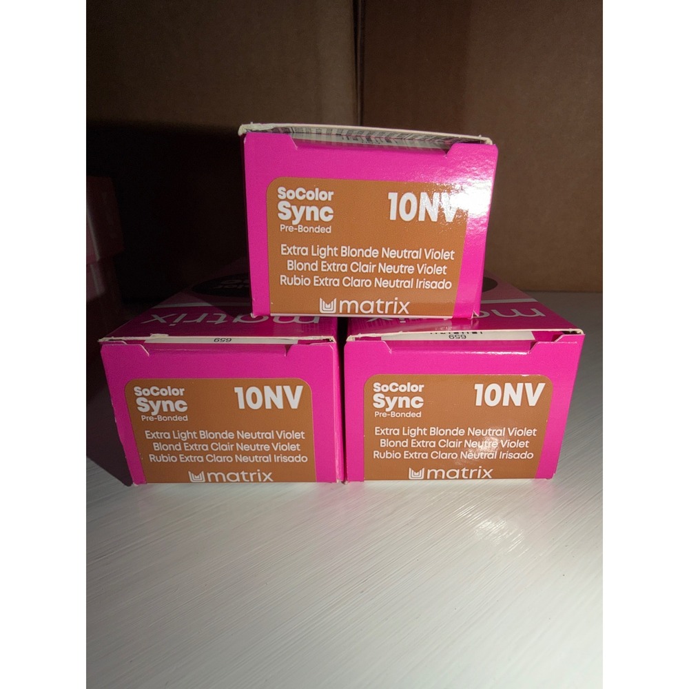 Matrix SoColor Sync 10NV Extra Light Blonde Neutral Violet Pre-Bonded Hair Color